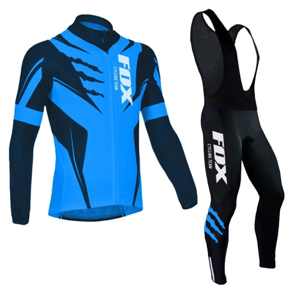 Fox Cycling Team Cykeltröja herr långärmad MTB-cykelkläder equipacion ciclismo hombre Cykelkläder Racing Cykelkläder 18 L