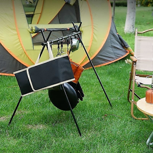 Förvaringsväska för tältpinnar för förvaring av campingrep Repspänne Stor kapacitet QYRoadWolf