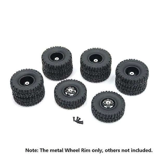Dobbel Hjul Metall Felg Nav for B16 B36 Q63 Q64 6X6 6WD 1/16 RC Lastebil Bil Oppgraderingstilbehør P