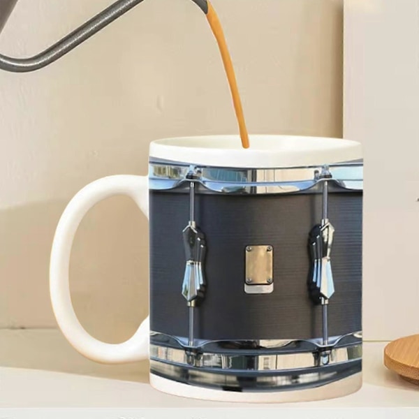Vintage Tromme Krus, Sjove Trommegaver, Gave til Trommeslager, Tromme Kaffe