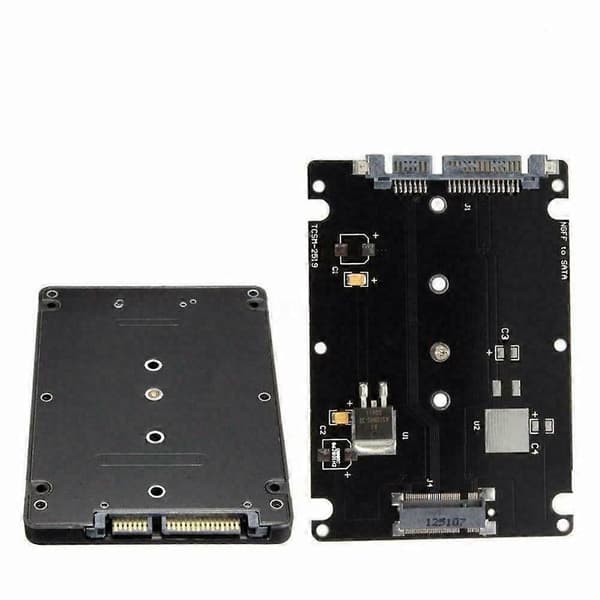 NGFF SSD til 2,5 SATA Adapterkort Kabinet