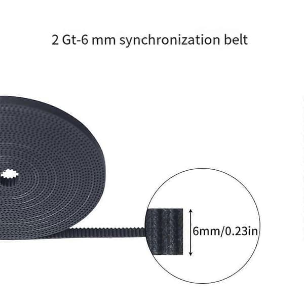 GT2 Kamrem 10M Längder, 6mm Bredd, för 3D-skrivare