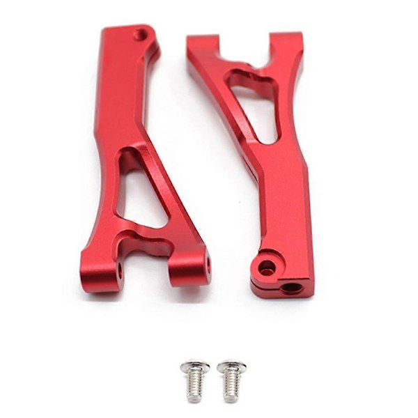 1 Par 1/7 LIMITLESS DIY Leke Øvre Oppheng Arm Simulering RC Bil Crawler Fremre Øvre Vippearm Swing Barn RC Modell Rød