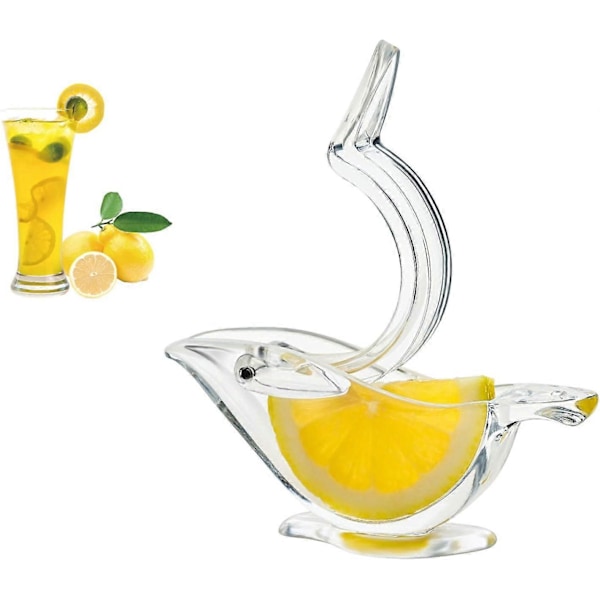 Fugle Citronpresser, Citronjuicer Akryl Manuel Juice Limepresser Fugleformet Citronskive Kilepresser, Ergonomisk Bærbar Frugtjuicer til O