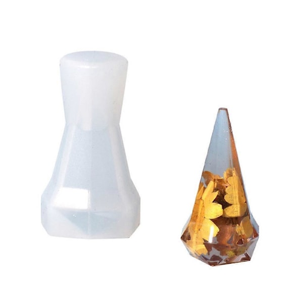 Ring Kegle Resinforme Ring Smykke Display Stand Resin Form til Boligindretning