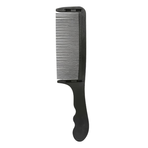 Professionel Buet Barber Clipper Kam Sort Flat Top S Formet Hårklipningsværktøj