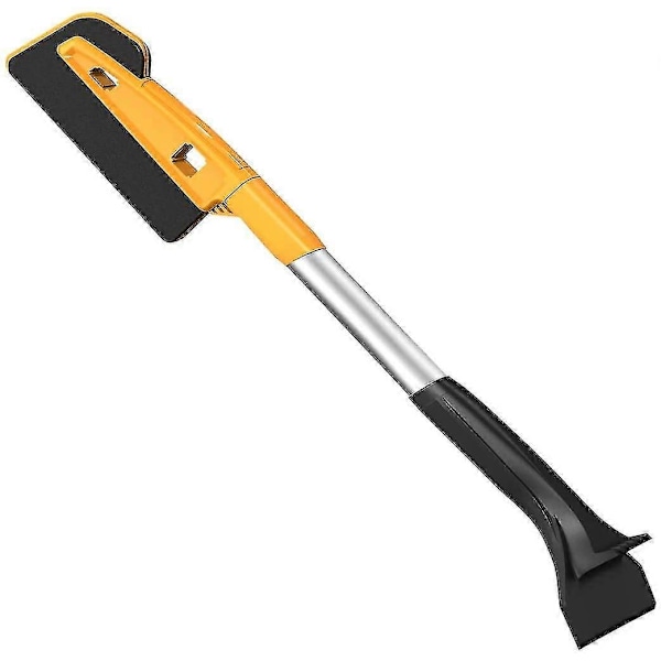 Isskrape, snøbørste for bil med integrert avtakbar isskrape, 66 cm snøfjerner, 2-i-1 dobbelthode med nal, snøspade for frontrute -
