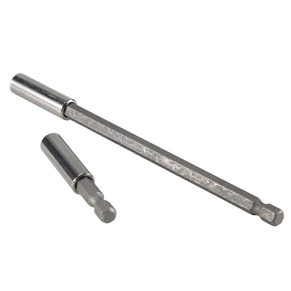 2 stk/sett 1/4 tomme Hex Magnetisk Bitsholder 60/150mm Skrutrekkerstenger Strømforlengelsesbor