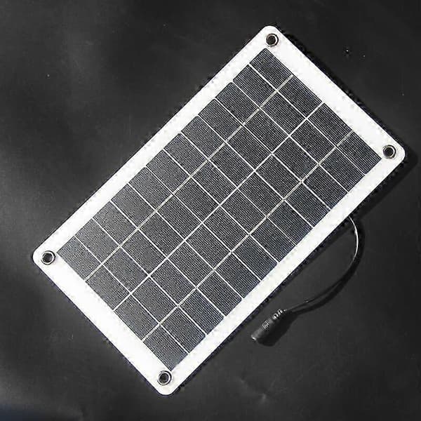 Fleksibelt solpanel 10W paneler solceller cellemodul DC til bil yacht lys RV 12V udendørs oplader