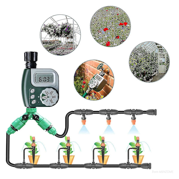 Vandtimer, Udendørs Vandingskontrol Automatisk Sprinkler Elektronisk Slange Timer