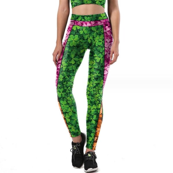 Sportbehåar och leggings för kvinnor Flickor stödja yoga linne med Tommy Control COLOR 4(LEGGINGS) S
