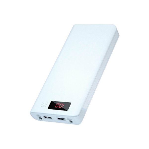 8x18650 Power Bank -kotelo A6 LCD-näytöllä, matkapuhelimen lataus DIY kuorelle Cha