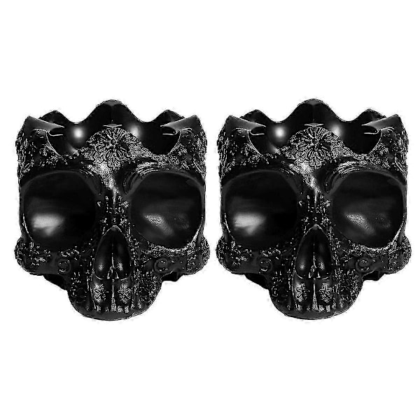 Gotisk Halloween Kranieholder i Resin