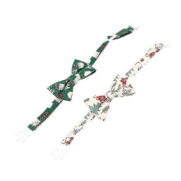 2 st julhalsband för katter