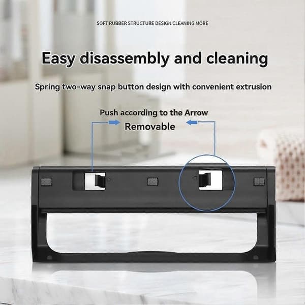 Hovedbørstedæksel til Ecovacs Deebot T50 Pro Støvsugerdele Rullebørstedæksel Tilbehør