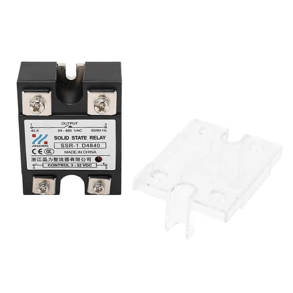 Solid State Relæ SSR Industrielle Systemer 40A DC til AC 24‑480V til CNC Værktøjsmaskiner Pakkemaskiner
