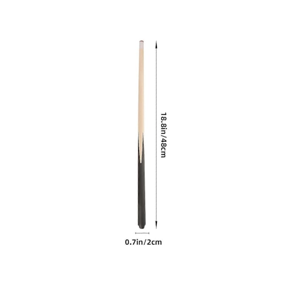 2 kpl Pool Cue Puinen Biljardikeppi Kätevä Keppi Lyhyt Pool Cue Keppi