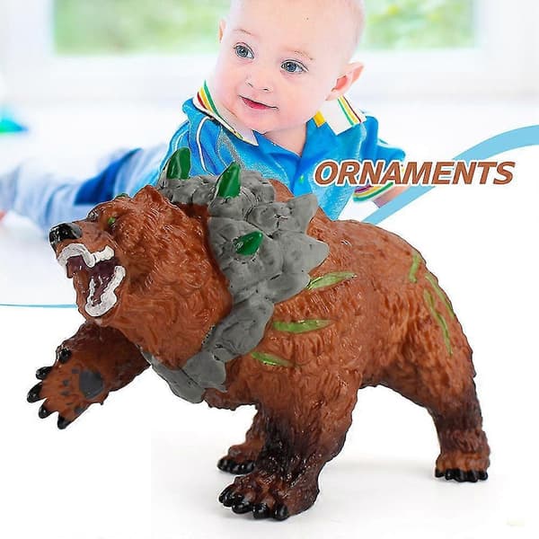 Bjørn Solid PVC Action Figur Skrivebord Dekorativ Ornament Samling Gave