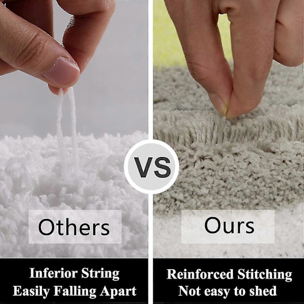 Badrumsmatta Halkfri Mikrofiber Badrumsmatta Löpare För Badrum Absorberande Köksmatta (ShiKai)