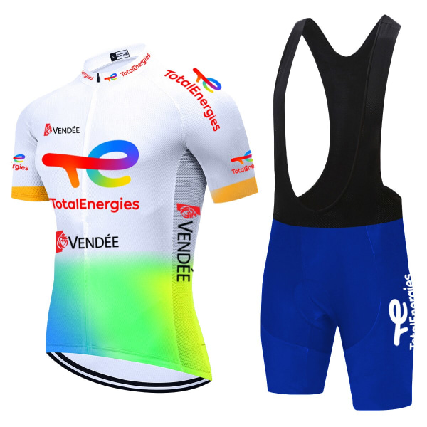 Total New Energies Equipacion Ciclismo Verano Hombre Kesäpyöräilypaita Miesten Roupa Ciclismo Masculino 20D Pyöräilyvaatteet 2022 Cycling Clothing 5 XL