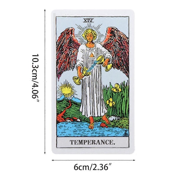 78 st Rider Tarotkortlek med engelsk manual Roligt Framtidsspådom Astrologi Brädspel