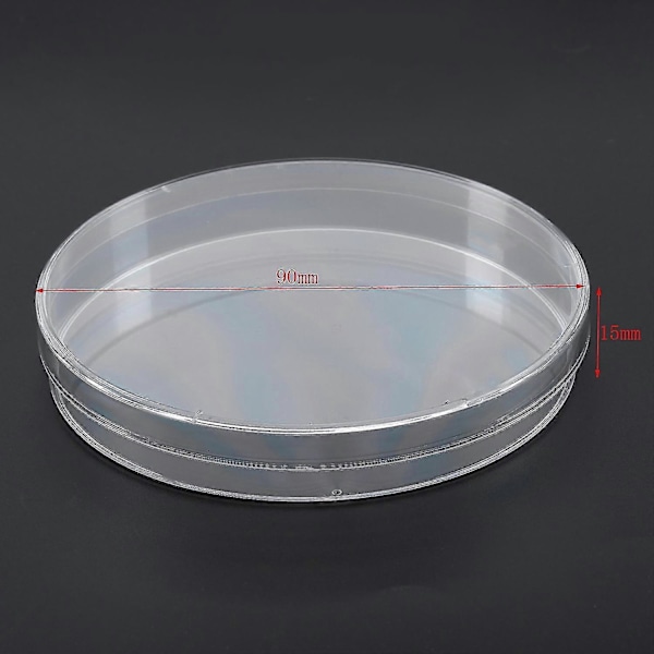Plastskål 90 x 15 mm, Steril, 10-pack