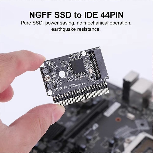 M.2 NGFF SATA SSD - 2,5 tuuman IDE 44pin -sovitin 150MB/S M.2 NGFF SATA