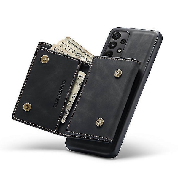 Til Samsung Galaxy A23 5g Dg.ming M1 Serie 3-fold Multi Kort Wallet + Magnetisk Telefon Cover