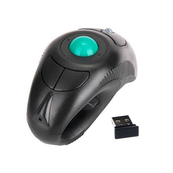 2.4G Trådløs Luftmus Ergonomisk Trackball Håndholdt Finger USB Mus USB Optisk Trackball Mus
