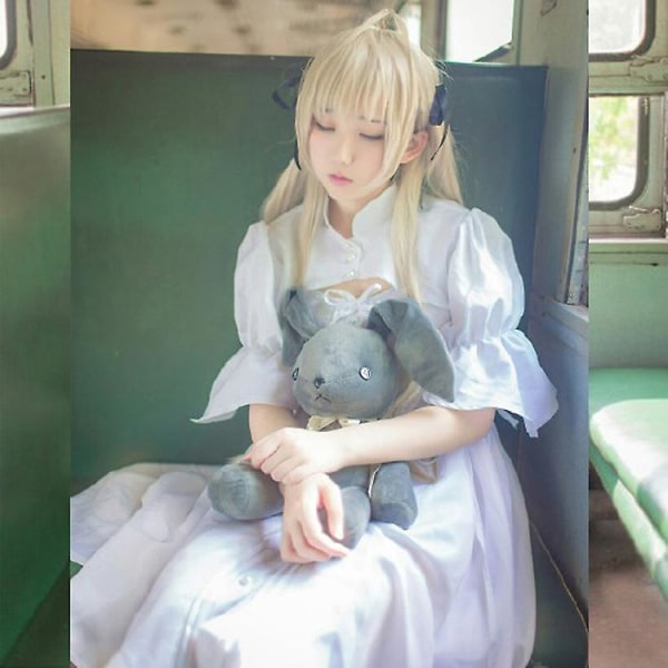 Anime Yosuga No Sora Cosplay Kostume,hvid Lolita Kjole Brugt Til Kvinder  Halloween Julekarneval Temafest Cosplay L 090e | L | Fyndiq