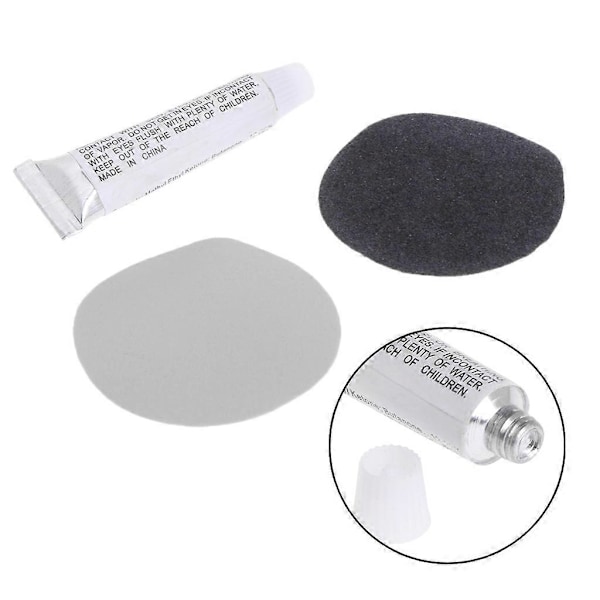 1 stk. PVC Oppblåsbar Luftmadrass Båt Sofa Reparasjonssett Lapper Lim for Luftmadrass