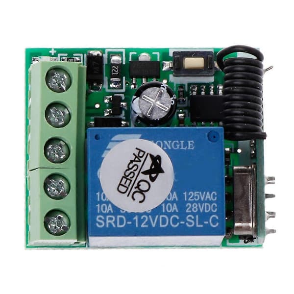 Trådløs fjernkontrollbryter for DC 12V modul universell sender mottaker