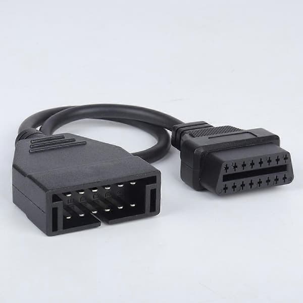 GM 12-benet OBD1 til 16-benet OBD2-konverteradapterkabel til scanner