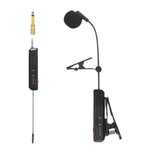 Trådlöst Saxofonmikrofonsystem, Clip on 1 Mikrofon