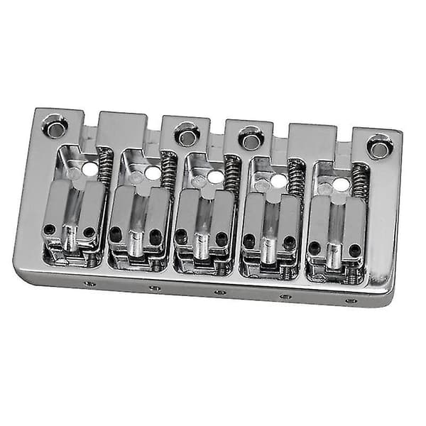 5-strängs Flip Fine-tuning Gitarr Sadelbro Pull String Plate för 5-strängs Elektrisk Basgitarr