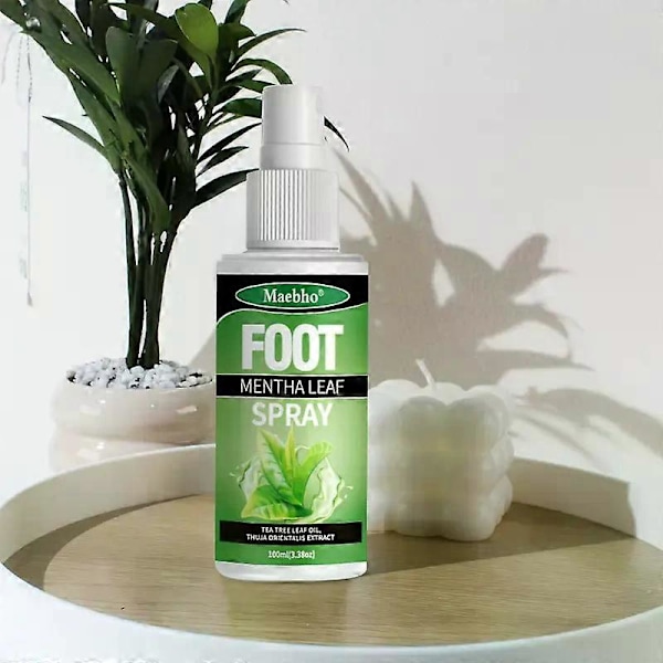 Naturlig Skodeodorant Spray & Fodspray - Skospray Deodorant, Fodspray Lugtfjerner Spray, Skolugtfjerner, Foddeodorant, Fodlugt