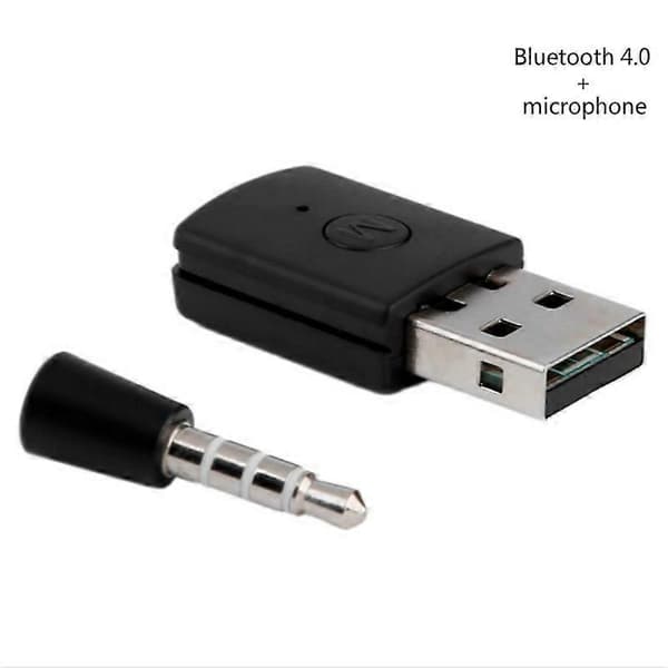 3,5 mm Bluetooth 4.0 dongle USB-adapter for PS4 3,5 mm Bluetooth 4.0+EDR USB-adapter for PS4 Stabil ytelse Bluetooth-øretelefon