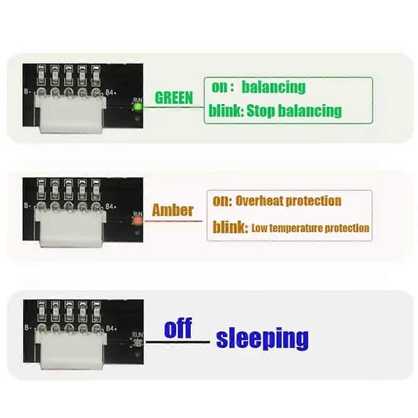 3S 4S Aktiv Balanse Board 5A Li-Ion LiFePo4 Equalizer Modul 5A