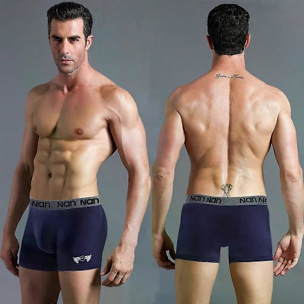 Boxershorts för män, kalsonger, underkläder, Calzoncillos Calecon, mjuk bomull, sexiga 3D-påse, underkläder, större storlek