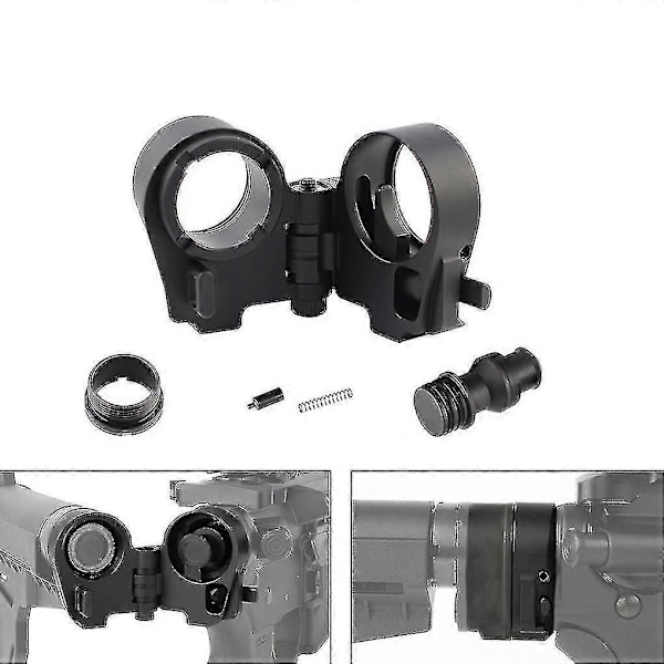 Fällbar Kolvadapter Jaktverktyg Snabbfäste Tillbehör Jakttillbehör För Ar 15 Ar 10