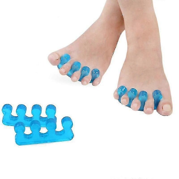 Gel Tåseparatorer For Separering av Tånegler - Overlappende Tær Justering, Pedikyr Tåspredere, Hallux Valgus, Stortå Korrektor - Jxlgv
