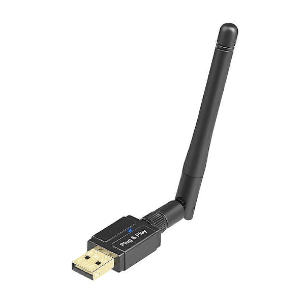 100M USB Bluetooth 5.3 Dongle Adapter til PC Højttaler Trådløs Mus Musik Audio Modtager Sender Bluetooth 5.0 5.3
