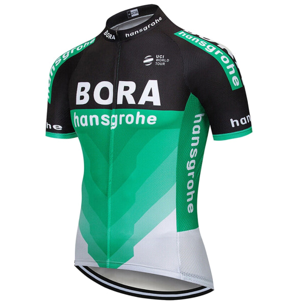 UCI BORA 2023 Kortermet trøyesett for menn Ropa Ciclismo Hombre Sommersykkelklær Triathlon Bib Shorts Dress Sykkeluniform Pink Asian size - S