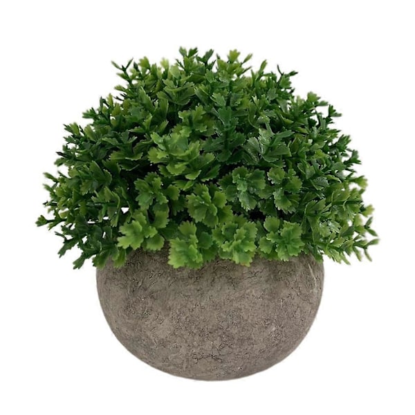 Mini Simulationsblomst Bonsai Træ Mini Kunstige Blade Plante med Potte 1