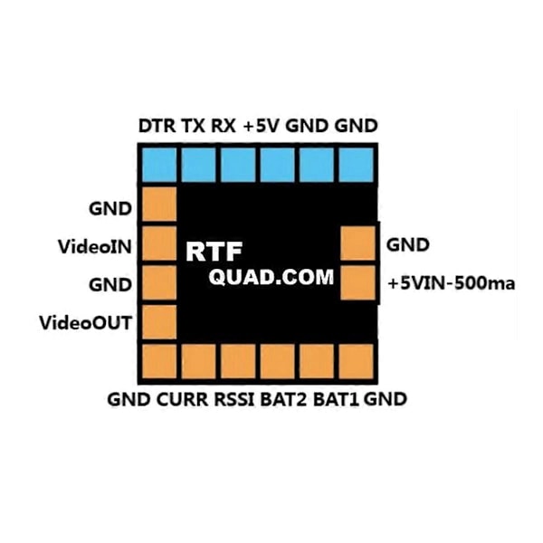 FPV Mini Micro-OSD Mini OSD til SP Racing CC3D Naze32 F3 F4 Flight Controller