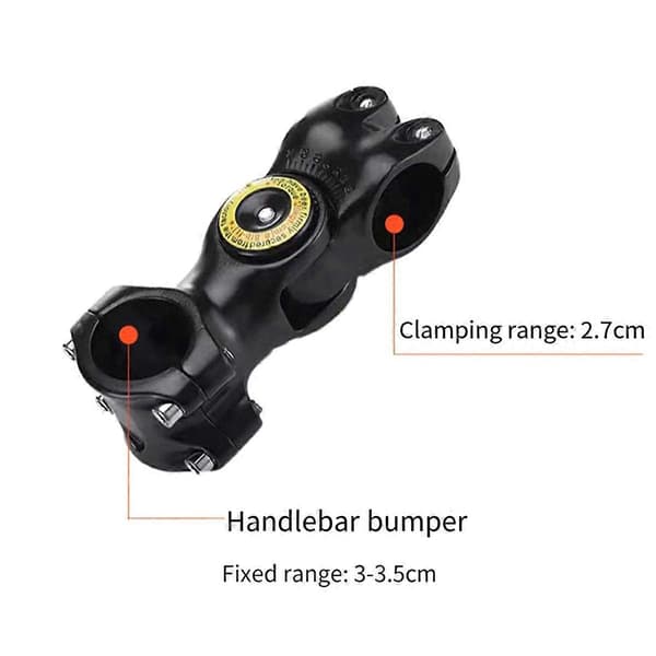 Justerbart motorcykelstyrefäste för GoPro, för DJI