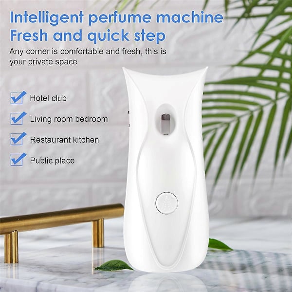 Automatisk Luftfräschare Dispenser Badrum Tidsinställd Luftfräschare Väggmonterad, Automatisk Doftdispenser