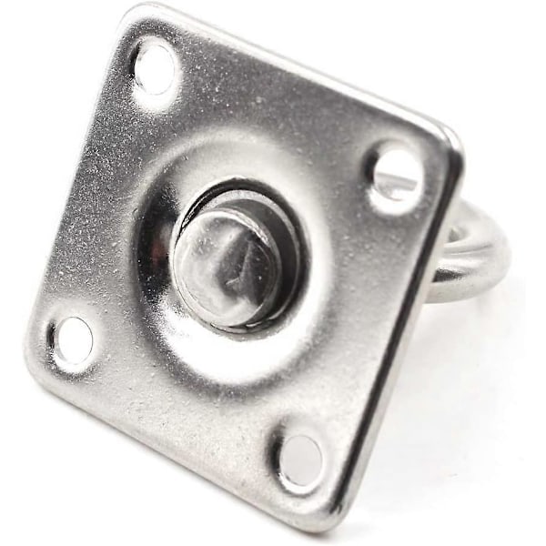 M6 304 Ruostumaton teräs Katto Pyörivä Koukku Seinäkoukku Joogakeinuille Riippumatoille (4 kpl) 4*4cm