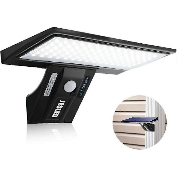 1 pakke udendørs solcellelampe, 90 LED solcellebevægelsessensor