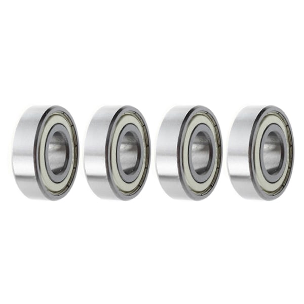 4X 6203Z Dybsporet dobbelt metal metrisk kugleleje 17 x 40 x 12 mm
